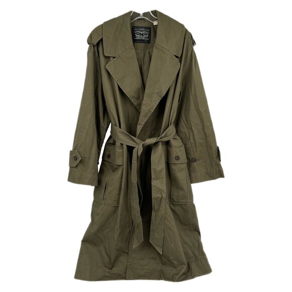 Levi's Green Belted Classic Trench Coat | Size S - Picture 1 of 11